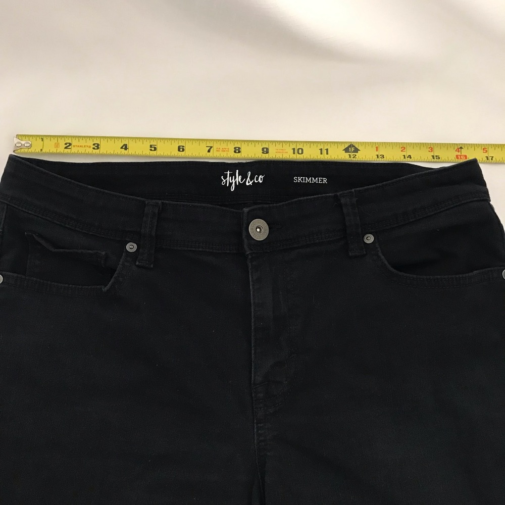 Jeans~Black Skimmer / Style & Co / Host Pick - Picture 10 of 13